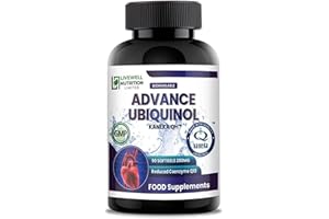 LIVEWELL NUTRITION LIMITED Ubiquinol – Kaneka QH® 200MG High Potency (90 Softgels) Naturally Fermented Reduced Form of Co Q10,Pure Encapsulation