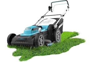 Cecotec Tondeuse à Gazon à câble Terrenator 460 Flex Z Auto. 2000 W, Largeur de Coupe 46 cm, Propulsion Automatique, Changement de Hauteur, système Z-Tech, 4 en 1 avec Mulching, Roues arrière XL