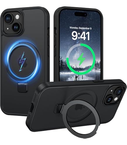 Aunote MagSafe Hülle Für IPhone 15 – Transparente Schutzhülle Mit Magneten, Stoßfest