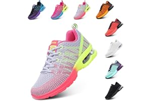 Hitmars Chaussure de Course Femme Respirante Chaussures de Sport Gym Fitness Athlétiques Légères Chaussures de Running Confortables Jogging Sneakers 36-42 EU