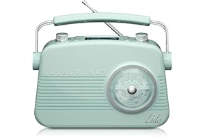 Blaupunkt Nostalgie Radio mit DAB+ Lido BL - Bluetooth 5.0 - Kopfhöreranschluss - DAB+ Senderspeicher