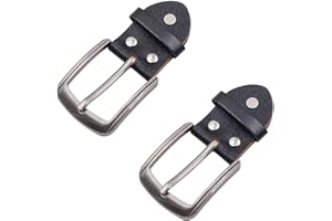 CHENNAN 2 Pezzi Lega di Zinco Fibbia per Cintura Classica, Ricambio Quadrata in Metallo Regolabile per Fissare Cinture, Jeans
