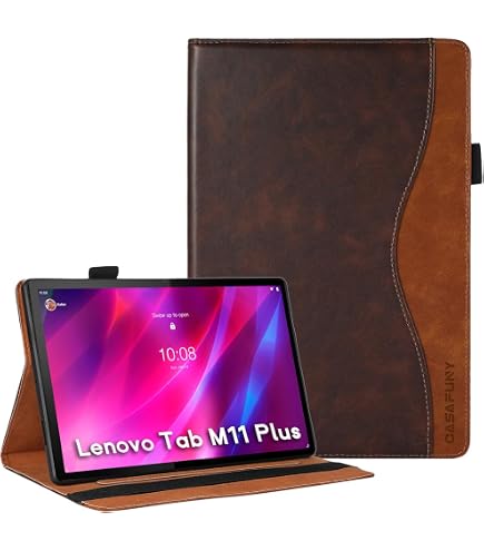 Coque Lenovo Tab K11 Plus 2024 - Étui Antichoc Avec Support 360° Et Dragonne, Protection Renforcée