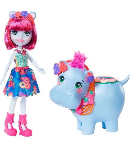 Enchantimals Felicity Fox Puppen-Set – Mit Kleiner Schwester & 2 Tierfiguren, Ab 3 Jahren