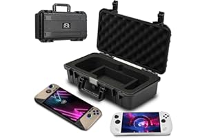Luck&Link Carrying Bag Case for MSI Claw 8 AI+/7 AI+/A1M/LEGION GO S-Hard, Waterproof Case for MSI Claw 8 AI+/7 AI+/A1M/LEGION GO S, Controllers, Docking Station & Accessories - Large Capacity