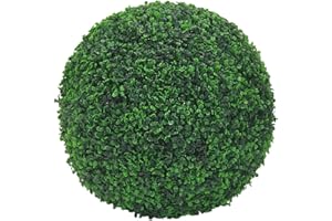 ‎DECOVEGO Decovego Deko Buchsbaum Auswahl 8-55 cm Künstlich Buchsbaumkugel Kugel Künstliche Pflanzen Pflanze Buchskugel Kunstpflanze, Durchmesser:45 cm