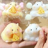 4 adet Taba Squishy Toys, pel&uuml;ş hayvanlar, Fufu pel&uuml;ş hayvanlar, hamster Squishy-oyuncak, stres sıkma oyuncağı, yetişkinler i