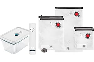 ZWILLING Fresh & Save Set Sottovuoto, Vetro Borosilicato, 7-pz., La Mer