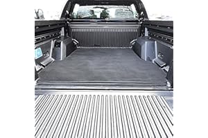 UK Custom Covers TL566AD2 - Fodera per letto bagagliaio su misura, colore nero, compatibile con Ford Ranger T8 Wildtrak Double Cab (2018-2023)