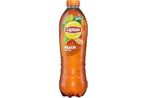 Lipton​ Peach Bottled Ice Tea 1.25 L, low calorie​ soft drink​, 100% black tea extract​