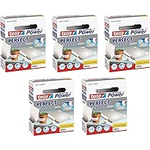 Tesa Extra Power Band - 5 Pack White Coated Linen Tape 19mm X 2.75m