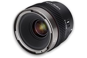 Samyang V-AF 45 mm T1,9 FE do Sony E, obiektyw wideo, obiektyw automatycznej ostrości, obiektyw Cine Lens 8K, kompatybilny z anamorficznymi, Custom Switch i Custom Button