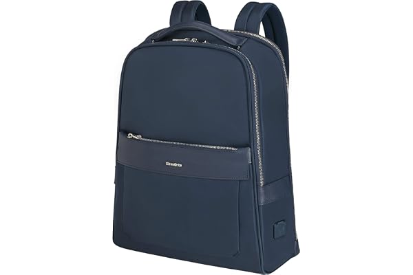 Samsonite Zalia 2,0-14 tums bärbar dator ryggsäck, 39 cm, 13 l, blå (midnattblå)