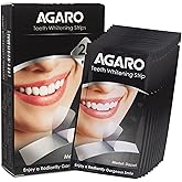 AGARO Dazzle Instant Teeth Whitening Strips, 28 Non-Sensitive White Strips Teeth Whitener, Helps Remove Smoking, Pan Masala, 