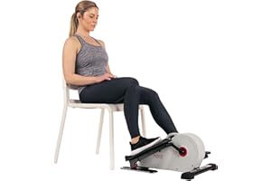 Sunny Health & Fitness Elliptique sous Le Bureau, Mini Colporteur elliptique magnétique, Appareil d'exercice Portable pour Les Pieds et Les Jambes pour la Maison ou Le Travail - SF-E3872
