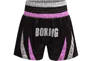 CHICTRY Muay Thai Short Kinder Muay Thai Hose Junior Jungen Und Mädchen Kickboxen Hose Für Kampfsport Käfigkampf Und Training