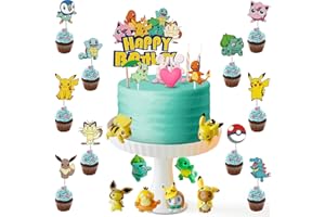 GOACRS Tortendekoration Cake Topper Set, MiniFiguren Cake Topper, Kuchen Figuren Set, Kindergeburtstag Party Geburtstag Deko Tortendeko Geburtstag Mädchen Junge, Cupcake Toppers Spielzeug (25+8)