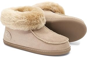 Vanuba Handgemacht Lammfell Hausschuhe Damen - Pantoffeln Damen