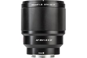 VILTROX AF 85mm F1.8 II XF Autofokus STM Motor Objektiv, Kameraobjektiv kompatibel mit Fujifilm X-Mount Kamera X-T4 X-T3 X-T2 X-T1 X-T30 X-T20 X-T10 X-T200 X-T100 X-S10 X-PRO2 X-PRO3 X-E3 X-E2 X-E2S