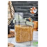 Vivart 1.8 L Toz Deterjan ve Bakliyat Saklama Kabı Mutfak ve Banyo D&uuml;zenleyici Organizer Yeşil Yeşil Tek Ebat