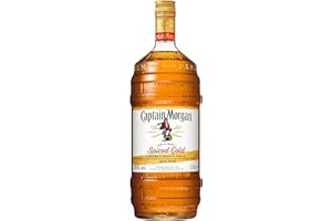 ‎CAPTAIN MORGAN Captain Morgan Original Spiced Gold, Blended Rum, Ideales Weihnachstgeschenk, Karibischer Geschmack, Spirituouse, CMSG, 35% vol, 1500ml Einzelflasche