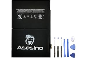 Batteria Asesino compatibile con Apple iPad Air 2/iPad 6 (7340mAh) incluso adesivo + kit strumenti per A1547, A1566, A1567 [Garanzia 12 mesi]