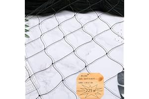 IKIJM Malla antipajaros Red Proteccion - Malla de 25 mm x 25 mm Adecuada para Malla Gallinero Proteger Jardines estanques huertos Red para (15M x15M-2.5CM)