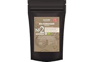 ‎SALIAMO 250g BIO Koriander gemahlen, Koriandersaat gemahlen, Korianderpulver, Coriander, Koriandersamen gemahlen, Coriandersamen gemalen | Saliamo