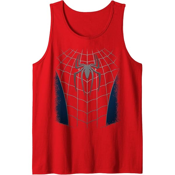 Marvel Canotta Spider-Man Friendly Neighborhood Portrait - Uomo, Senza Maniche