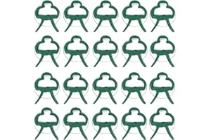 Fine jade2 Lot de 20 pinces à plantes - Kit de fixation pour tomates, roses, concombres