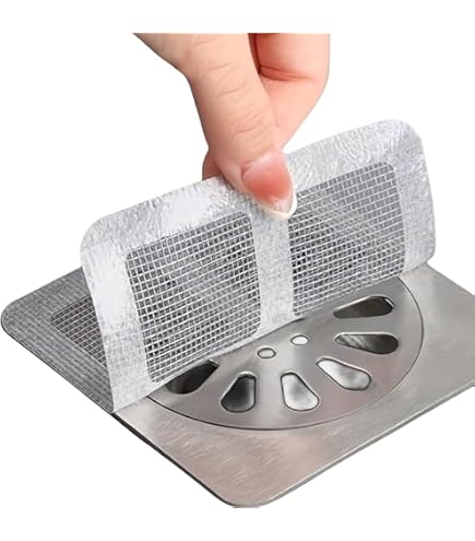 60 Filtri Doccia Per Capelli - Retine Adesive Per Scarico Pavimento, Anti Intasamento Per Bagno E Cucina - Foto 13