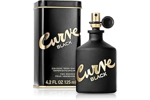 Liz Claiborne Curve Black Cologne Spray for Men, 4.2 Ounce
