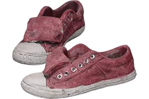 UNUS Nature by Kolibri Pots de Fleurs, Bac à Fleurs décoratives, Jardinères Chaussures, 2 Baskets en béton, Rose, 27x11x10cm