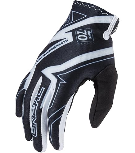 Acheter O'NEAL Gants De Vélo Et Motocross MX MTB DH FR Downhill Ajustement Pour Un Maximum Confort, Matériau Perméable à L'air Matrix Glove Voltage V.24 Adulte Noir Rouge Taille M ? Comparer Chez