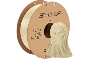 3DHoJor PLA Pro Filament 1.75mm,3D Printer Filament,1kg Cardboard Spool (2.2lbs), Fit Most FDM 3D Printer, Bone White