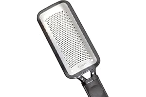 TYGA STORE TYGA - Râpe à pieds et callosités - Outil de pédicure pour enlever les peaux mortes, les peaux dures, grattoir à pieds, peut être utilisée sur les pieds humides et secs, lime en acier inoxydable de