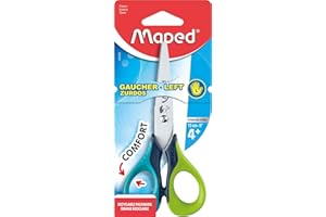 MAPED Ciseaux scolaires Sensoft 3D GAUCHER 130 mm coloris assorti