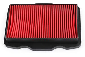VIPIH Filtro de aire, limpiador de filtro de aire lavable de repuesto 17211-KPN-A70 apto para H-o-n-da CB125F GLR125 2015-2019