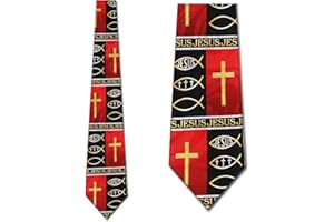 STEVEN HARRIS Religious Ties Christian Necktie Faith Tie Mens Necktie