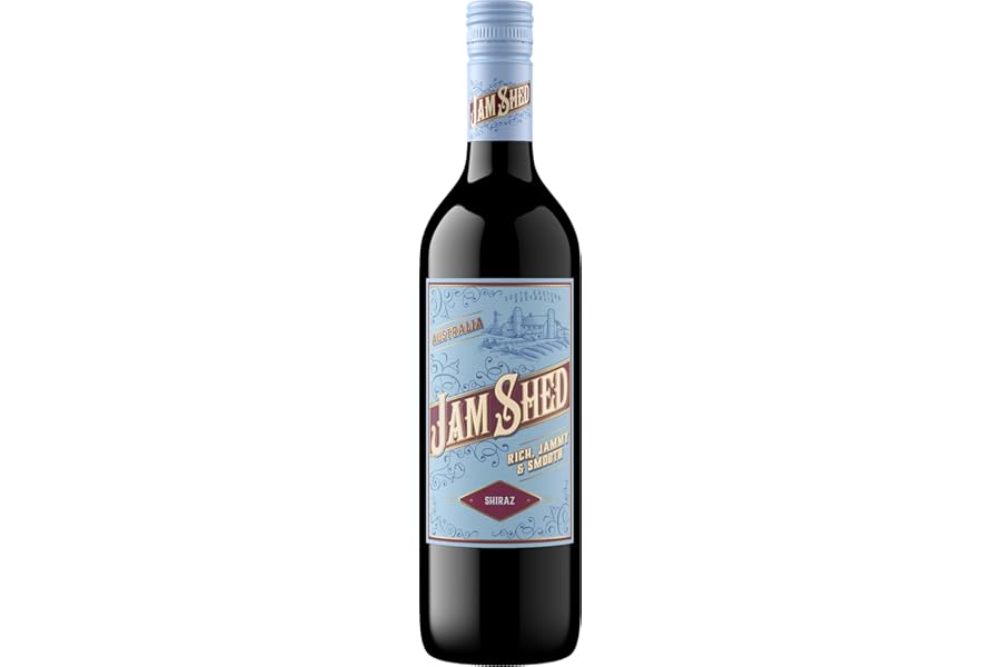 Jam Shed Shiraz Red Wine 12.5% ABV | 75cl | Rich, Jammy and Smooth