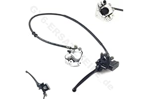 GY6-ERSATZTEILE_DE Brake System with Front Brake Complete Suitable for Rex RS400/RS460 Boston 8 AGM GMX Benzhou Yiying YY50QT Jinan Qingqi Kymco Leike Jmstar MKS Baotian Peugeot Flex Tech Ering Adly Benero China Scooter 50 – 125cc GY6
