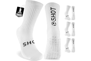 inaWarm Football Grip Socks for Men Women & Kids 3 Pairs, Breathable Cushioned Rugby Basketball School Football Socks with Non Slip Grip Tech, Arch Compression for Multi-Sport Training Boys Adults