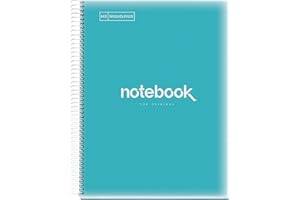 Miquelrius, Spiralblock, A4, Kunststoffeinband A4 himmelblau