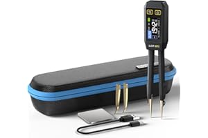 FNIRSI LCR-ST1 Mini Smart Tweezer LCR SMD ESR Tester Resistance Capacitance Inductance Continuity Diode Test Measurement Tools