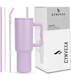 CYNVEXA Tumbler with lid and Straw 1200ML Cup Stainless Steel Vacuum Insulated Tumbler for Water, Iced Tea or Coffee 1.2L Off
