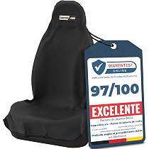 Funda Protectora Impermeable Para Asientos De Coche - 2 Piezas, Universal, Color Negro - TYXHXTF