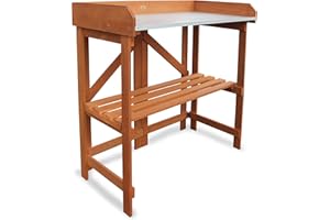 HABAU Pflanztisch aus Hemlocktanne, klappbar, FSC-Zertifiziert, 85 x 44 x 89 cm