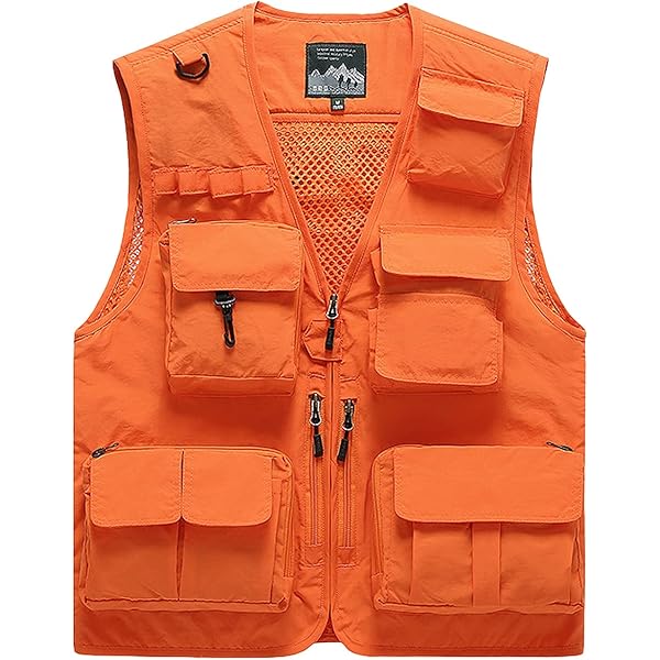MeiLayM Heren outdoor vissen vest ademend casual licht mouwloos camping