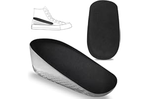 HALERCAY 1 Paar 3CM Höhe Erhöhung der Ferse Einlegesohlen,unsichtbar,erhöhte Höhe Einlegesohlen,Schuheinlage Höhenvergrößernde für Männer und Frauen,Bequeme Height Increase Insole (3cm)