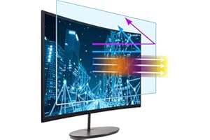 MUBUY-GOL 29" Anti Blue Light Anti Glare Screen Protector Fit Diagonal 29" Desktop Monitor 21:9 Widescreen, Reduce Glare Reflection and Eyes Strain, Help Sleep Better (26.5" W x 11.25" H)